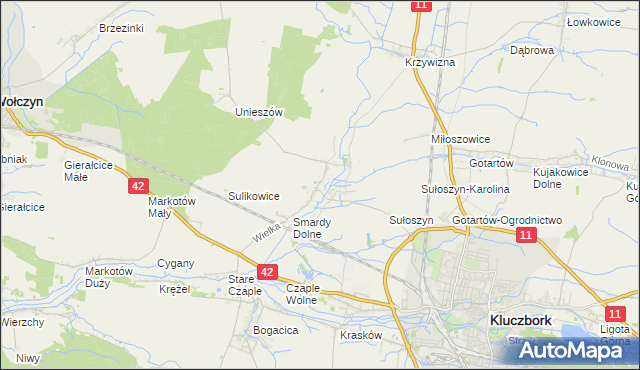 mapa Smardy Górne, Smardy Górne na mapie Targeo