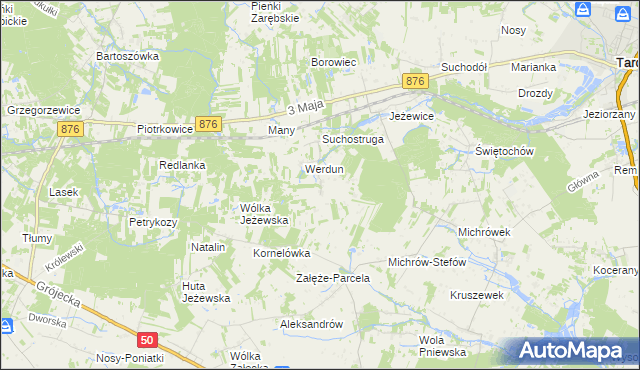 mapa Bystrzanów, Bystrzanów na mapie Targeo