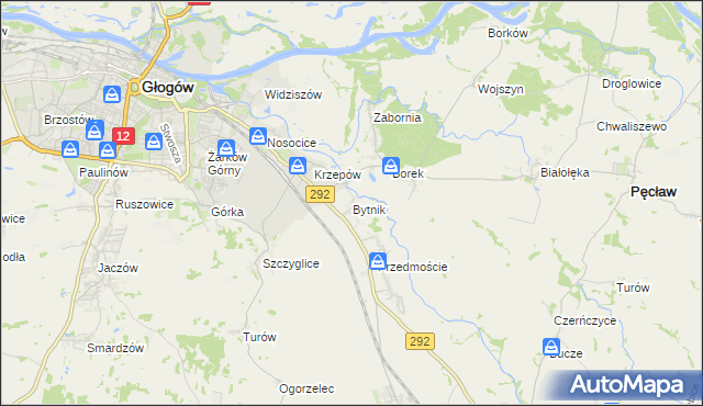 mapa Bytnik, Bytnik na mapie Targeo