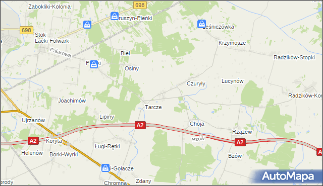 mapa Cielemęc, Cielemęc na mapie Targeo