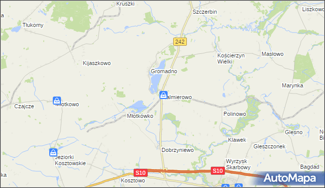 mapa Falmierowo, Falmierowo na mapie Targeo
