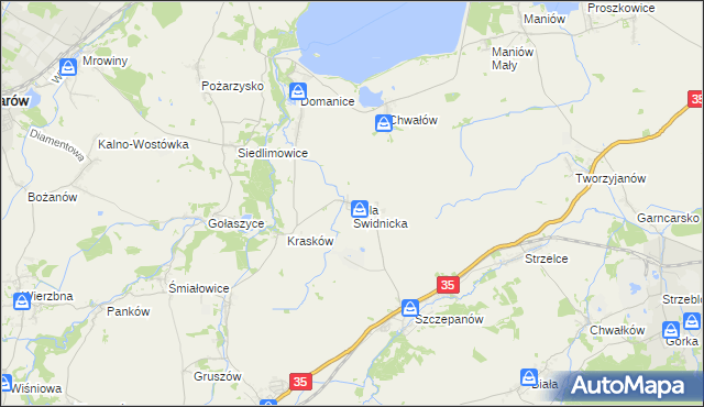 mapa Gola Świdnicka, Gola Świdnicka na mapie Targeo