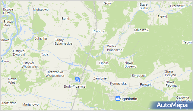 mapa Kabat, Kabat na mapie Targeo