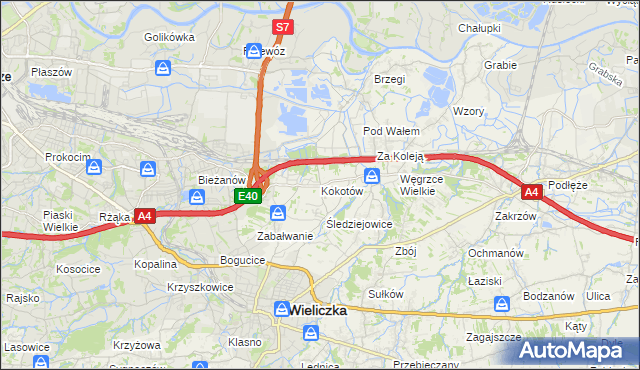 mapa Kokotów, Kokotów na mapie Targeo