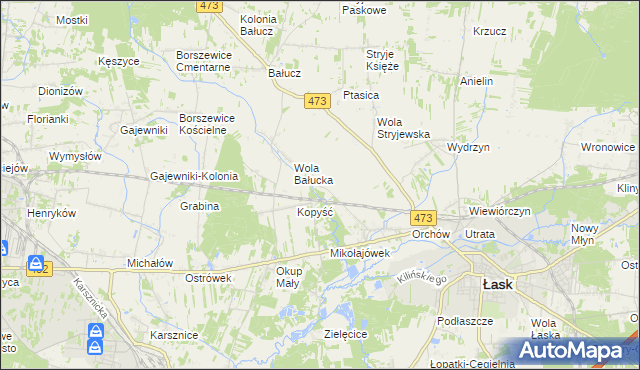 mapa Orchów-Wesółka, Orchów-Wesółka na mapie Targeo