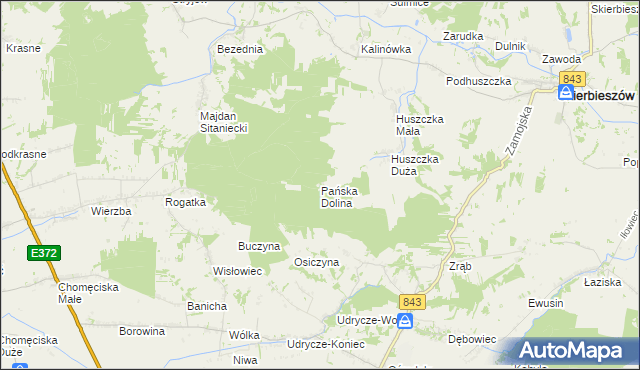 mapa Pańska Dolina, Pańska Dolina na mapie Targeo