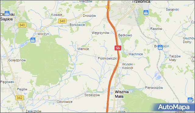 mapa Piotrkowiczki, Piotrkowiczki na mapie Targeo