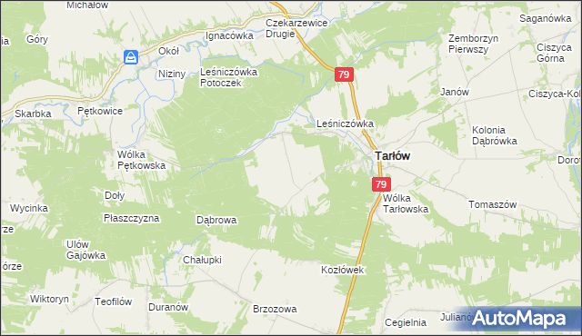 mapa Potoczek-Kolonia, Potoczek-Kolonia na mapie Targeo