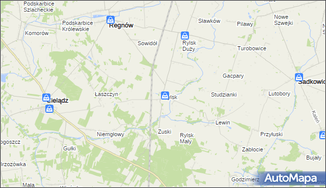 mapa Rylsk, Rylsk na mapie Targeo