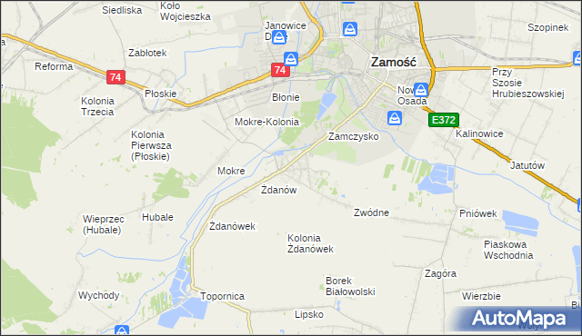 mapa Skokówka, Skokówka na mapie Targeo