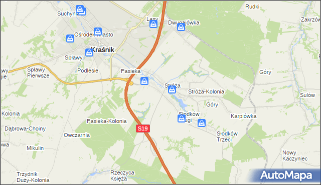 mapa Słodków Pierwszy, Słodków Pierwszy na mapie Targeo