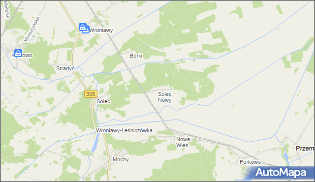 mapa Solec Nowy, Solec Nowy na mapie Targeo