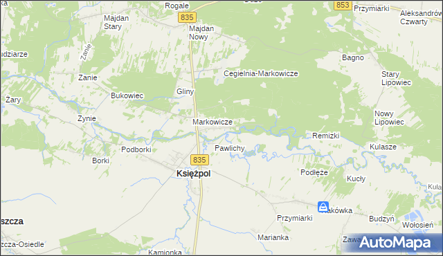 mapa Stare Króle, Stare Króle na mapie Targeo