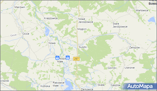 mapa Suszki, Suszki na mapie Targeo