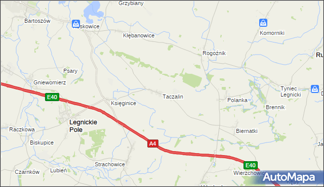 mapa Taczalin, Taczalin na mapie Targeo