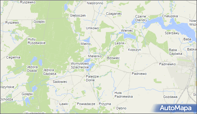 mapa Józefowo gmina Mogilno, Józefowo gmina Mogilno na mapie Targeo