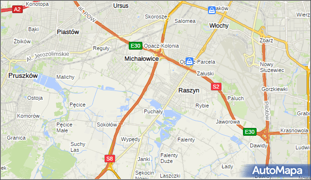 mapa Nowe Grocholice, Nowe Grocholice na mapie Targeo