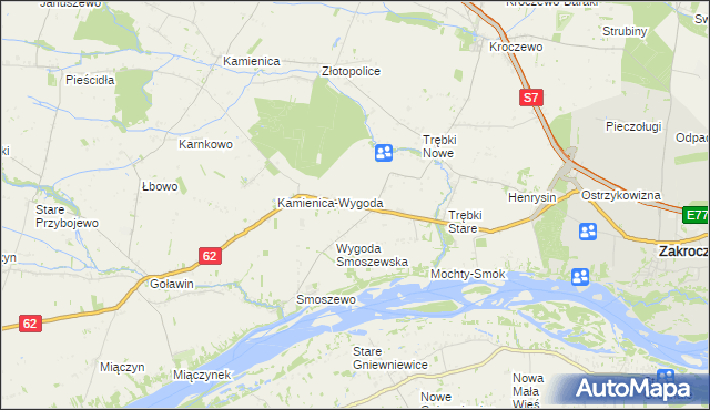 mapa Emolinek, Emolinek na mapie Targeo
