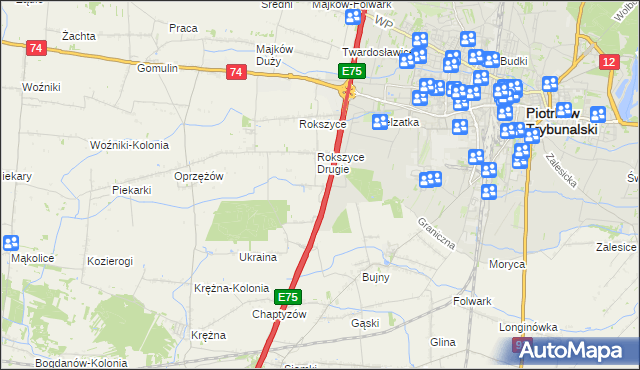 mapa Kargał-Las, Kargał-Las na mapie Targeo