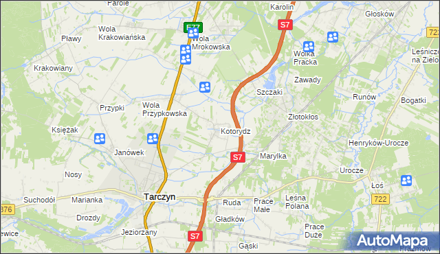 mapa Kotorydz, Kotorydz na mapie Targeo