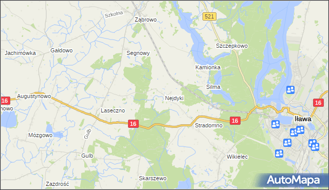 mapa Nejdyki, Nejdyki na mapie Targeo