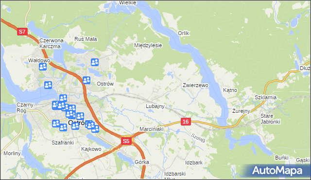 mapa Nowe Siedlisko, Nowe Siedlisko na mapie Targeo