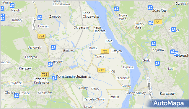 mapa Opacz, Opacz na mapie Targeo