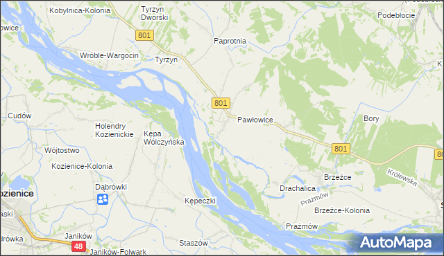 mapa Piotrowice gmina Stężyca, Piotrowice gmina Stężyca na mapie Targeo