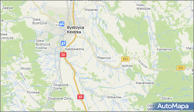 mapa Pławnica, Pławnica na mapie Targeo