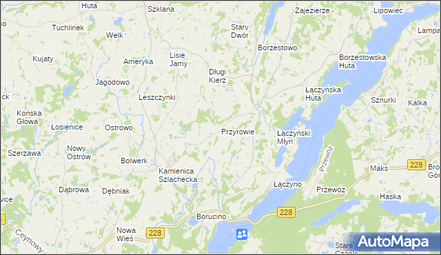 mapa Przyrowie, Przyrowie na mapie Targeo