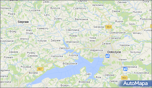 mapa Stojowice, Stojowice na mapie Targeo