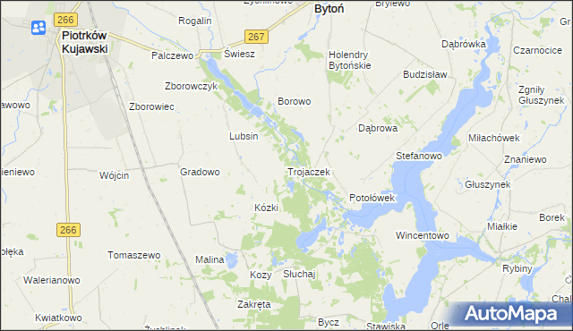 mapa Trojaczek, Trojaczek na mapie Targeo