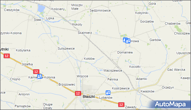 mapa Woleń, Woleń na mapie Targeo