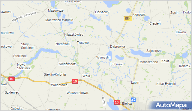 mapa Wymyślin, Wymyślin na mapie Targeo