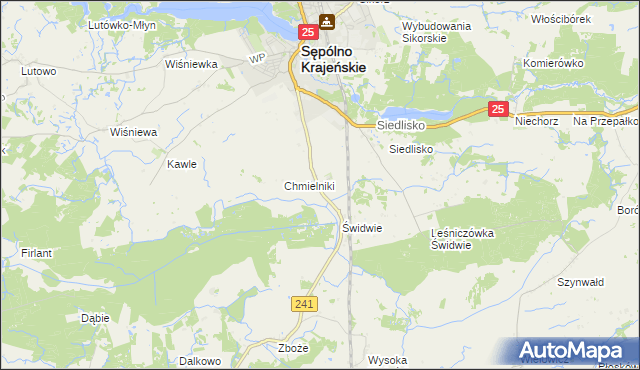 mapa Grochowiec, Grochowiec na mapie Targeo