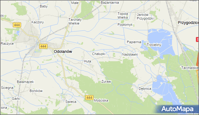 mapa Grochowiska gmina Odolanów, Grochowiska gmina Odolanów na mapie Targeo