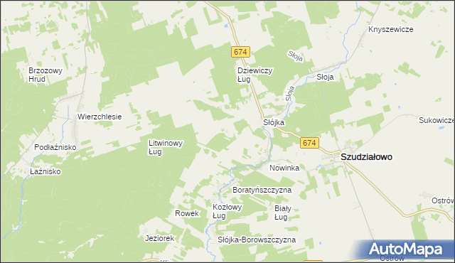 mapa Hały-Ług, Hały-Ług na mapie Targeo