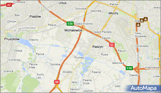 mapa Nowe Grocholice, Nowe Grocholice na mapie Targeo