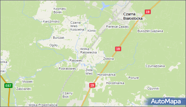 mapa Ruda Rzeczka, Ruda Rzeczka na mapie Targeo