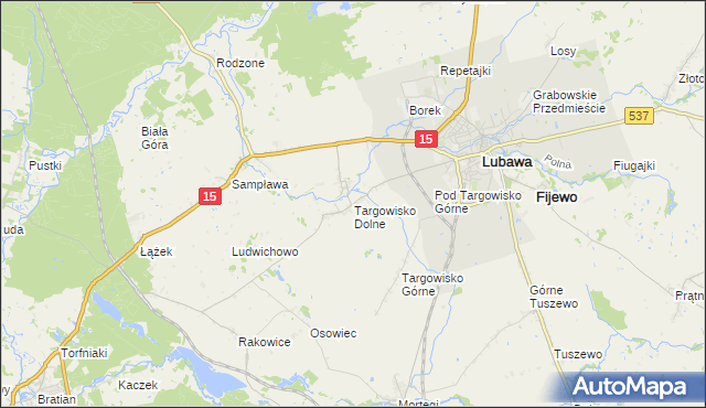 mapa Targowisko Dolne, Targowisko Dolne na mapie Targeo