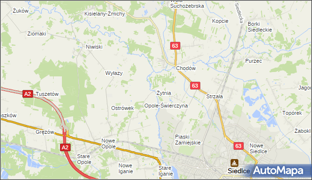 mapa Żytnia, Żytnia na mapie Targeo