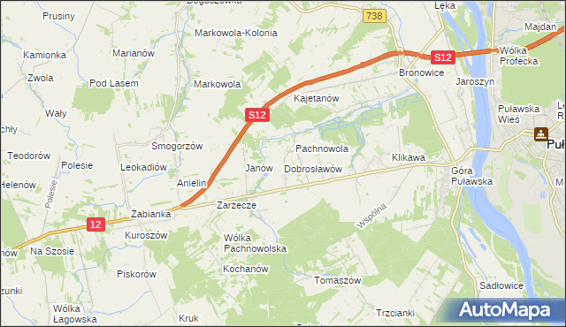 mapa Dobrosławów, Dobrosławów na mapie Targeo