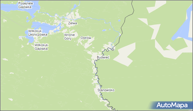 mapa Budwieć, Budwieć na mapie Targeo