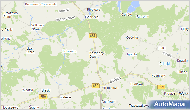 mapa Wólka Pietkowska, Wólka Pietkowska na mapie Targeo