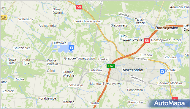 mapa Marków-Świnice, Marków-Świnice na mapie Targeo