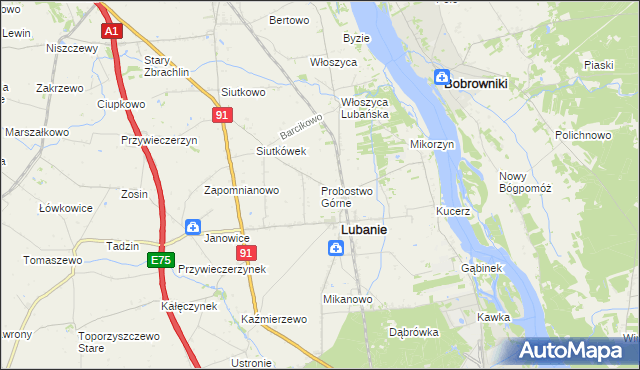 mapa Probostwo Górne, Probostwo Górne na mapie Targeo