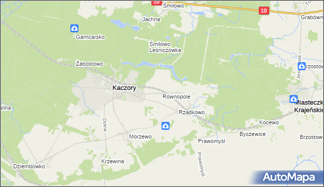 mapa Równopole, Równopole na mapie Targeo