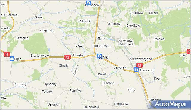 mapa Rudniki powiat oleski, Rudniki powiat oleski na mapie Targeo