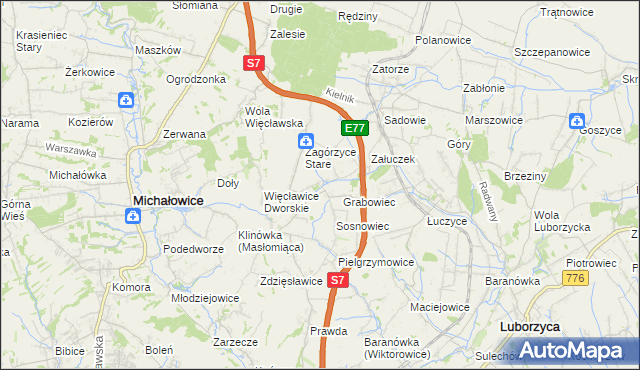 mapa Sieborowice, Sieborowice na mapie Targeo