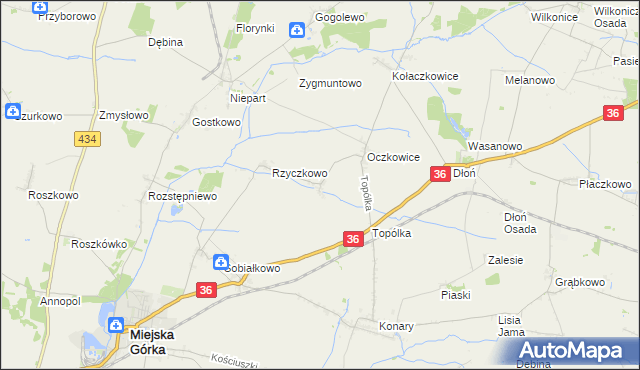 mapa Woszczkowo, Woszczkowo na mapie Targeo